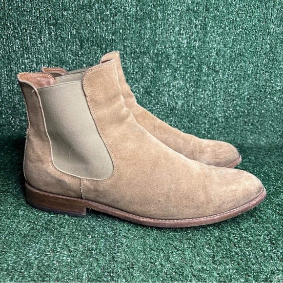 Thursday Boot CompanyMen's Chelsea Brown Tan Suede Leather Ankle Boots Sz 13